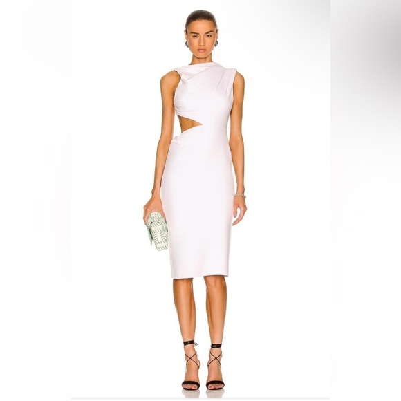 New! Et Ochs Chloe Waist Cut Out Dress 🤍 sz 12 NWT! - Picture 1 of 15